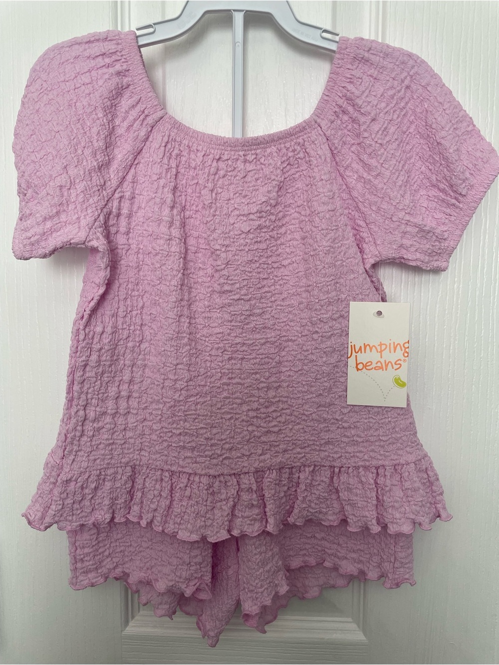 Jumping Beans Lilac Ruffle Textured 2 Piece Set